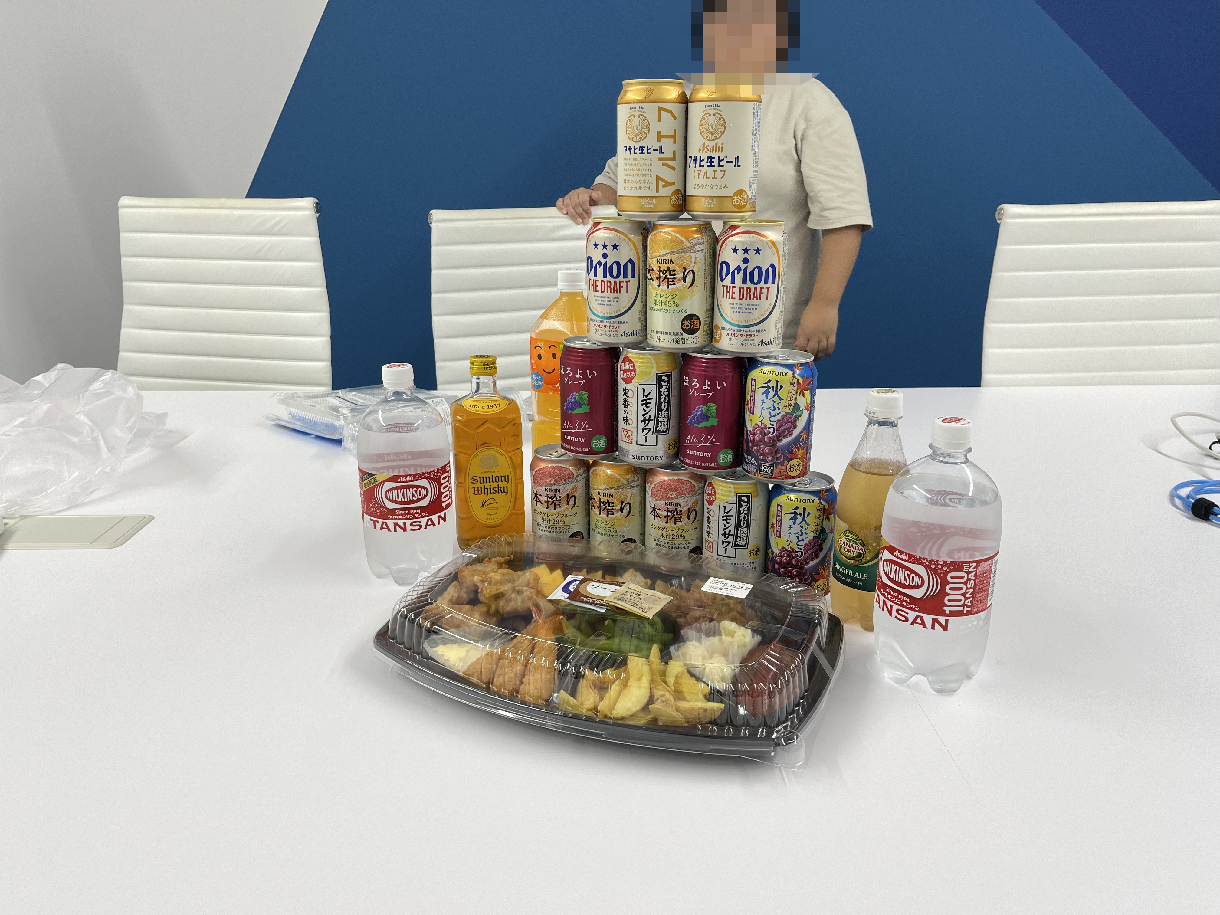 オードブル到着