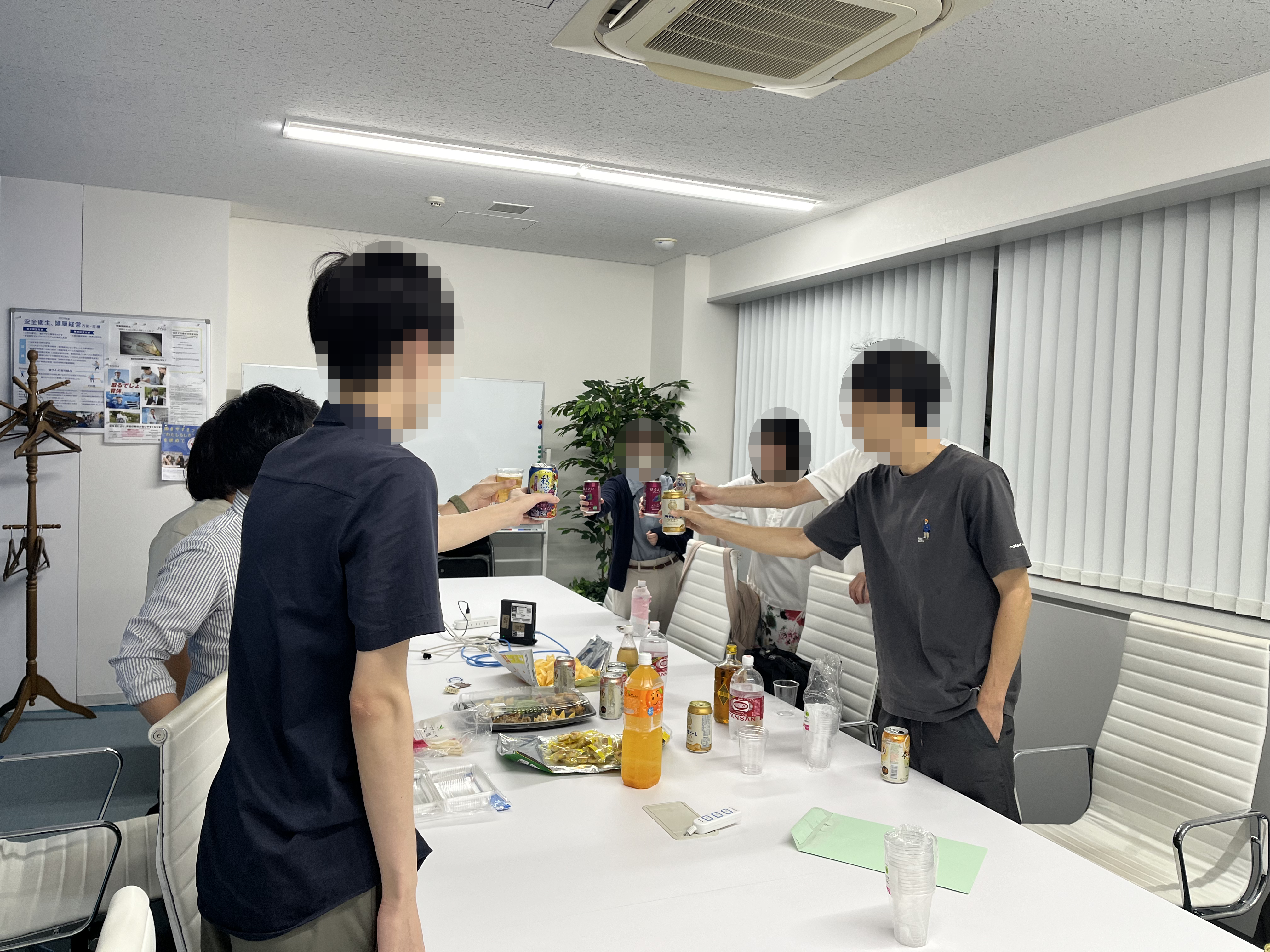 乾杯の様子